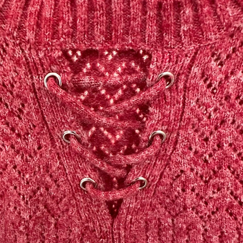 Pink crochet sweater - Picture 4 of 5